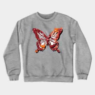 watercolor butterfly Crewneck Sweatshirt